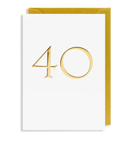 40 Greeting Card