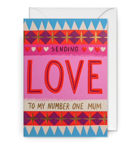 Sending Love to No.1 Mum Card