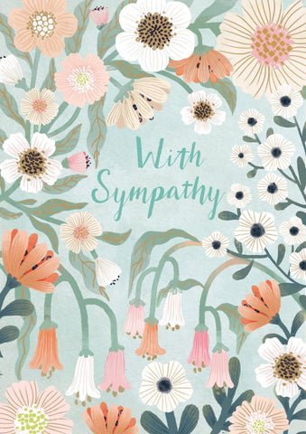 With Sympathy Summer Forest Card
