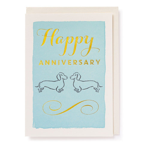 Happy Anniversary Dogs Card