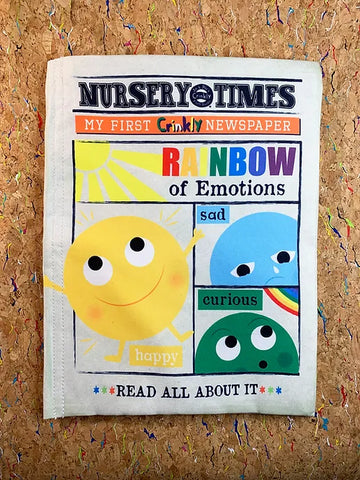 Rainbow of Emotions Crinkly Newspaper