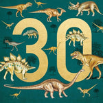 Dinosaurs 30th Birthday Card