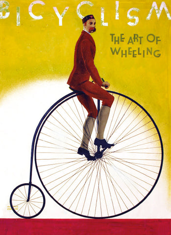 Bicycle Penny Farthing Card