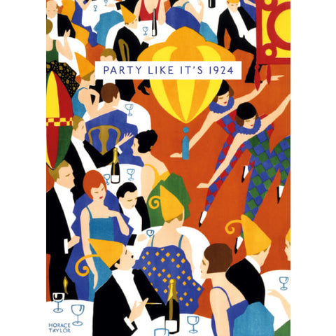 Brightest London 1924 Party Birthday Card