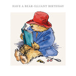 Paddington Reading Birthday Card