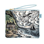 Curlew Cry Organic Cotton Canvas Pouch Bag