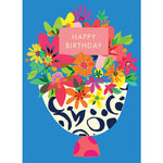 Beautiful Blooms Happy Birthday Card