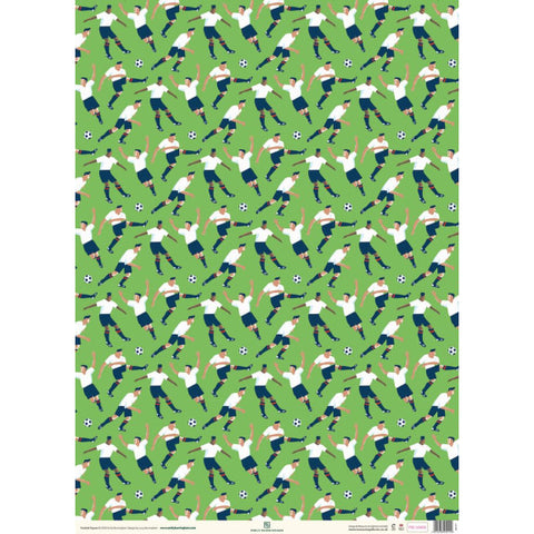 Football Figures Wrapping Paper