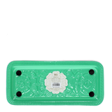 Rectangular Enamel Trinket Tray - Green