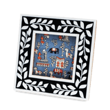 Resin Picture Frame (9cm x 14cm) - Navy blue