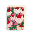 April in Paris Floral Mini Card