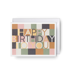 Happy Birthday to You Mosaic Mini Card