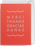 Merci Thanks Gracias Danke Card