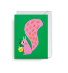 Pink Squirrel Mini Card