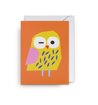 Colourful Owl Mini Card