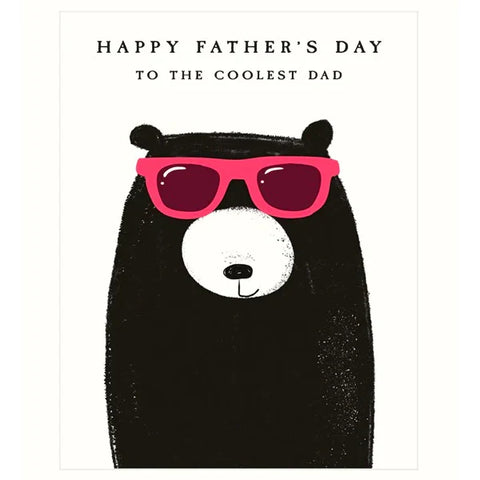 Coolest Dad Bear Card