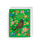 Wonderful Birthday Bird Mini Card