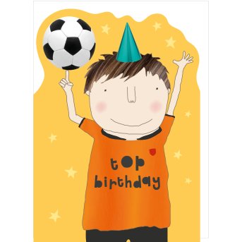 Top Football Birthday Card