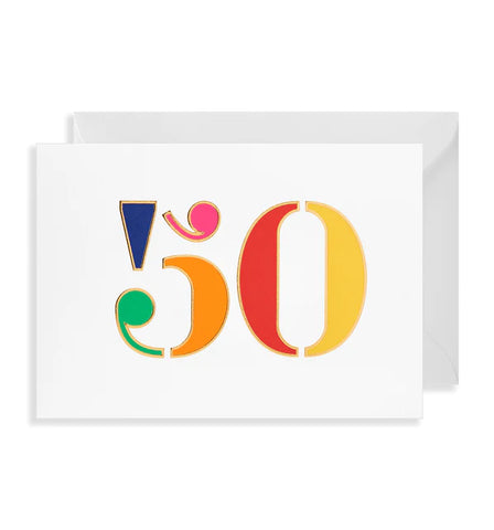 River Milestone 50 Card