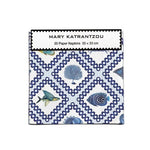 Blue Sea Grid Paper Napkins - Pack of 20