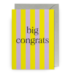 Big Congrats Greeting Card