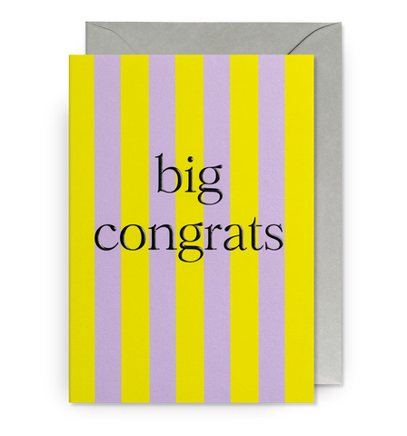 Big Congrats Greeting Card