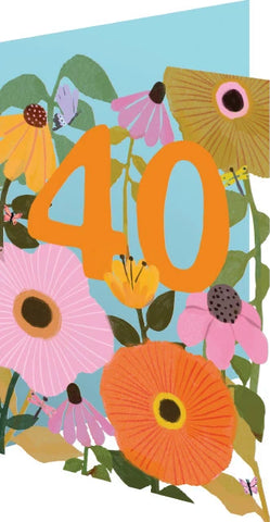 40 Floral Card