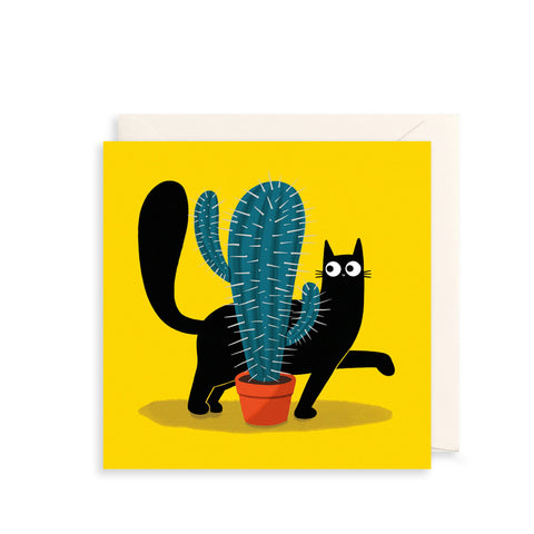 Cat & Cactus Card