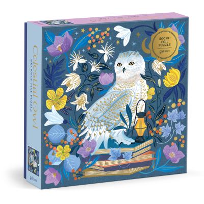 Celestial Owl 500 Piece Foil Jigsaw Puzzle