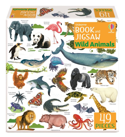 Book and Jigsaw: Wild Animals