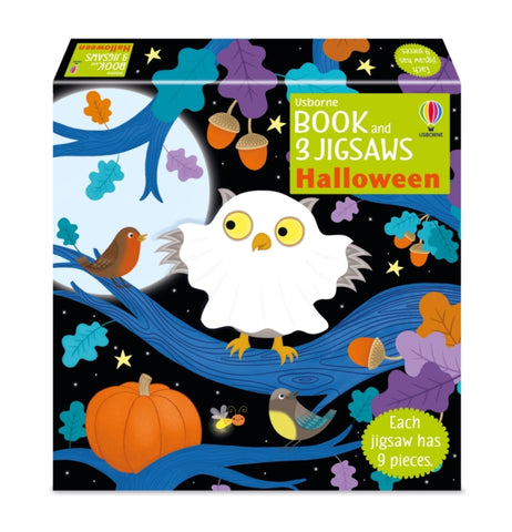 Book and 3 Jigsaws: Halloween