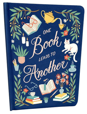 Book Lover's Embroidered Journal