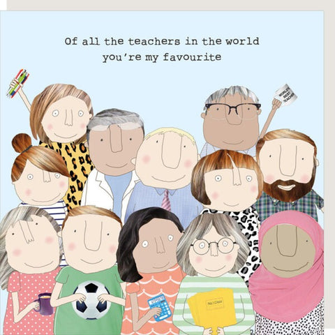 Fave Teacher Card