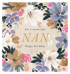 Wonderful Nan Floral Card