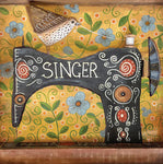 Singer And Song Thrush Card