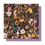 Earthy Floral Paperback Book Sleeve