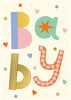 Baby Letter Blocks Card