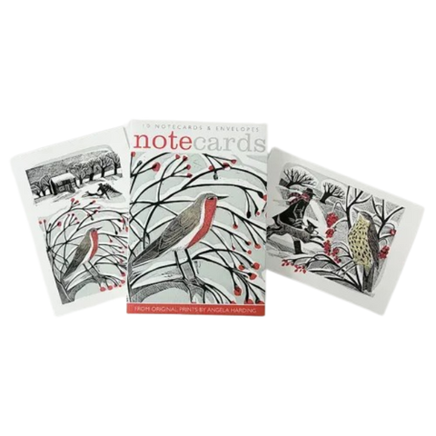 Bringing Back The Tree / Winter Thrush Notecards - Pack of 10