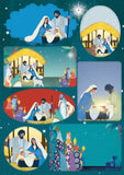 Away in a Manger Sticker Label Sheets