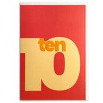 Red 10 Card