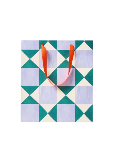 Lilac Geo Large Bag