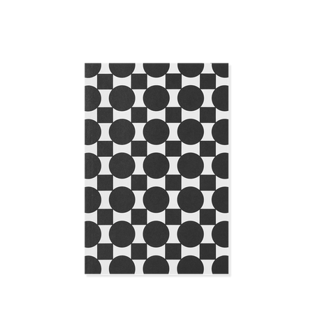 Monochrome Checkered Notebook, A5 Lined