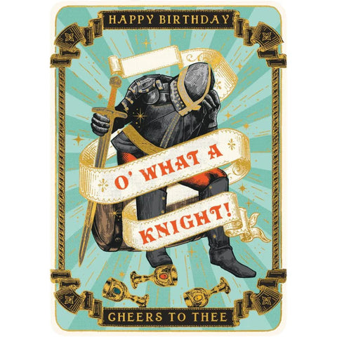 Huzzah What A Knight Card