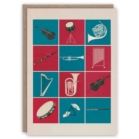 Musical Instruments Card