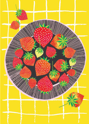 Strawberry Place Card
