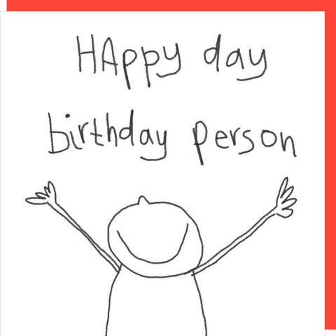 Bday Person Card
