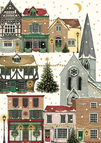 Village Street Penny Lane XMas Card
