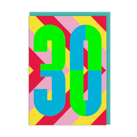 Sanders 30 Birthday Card