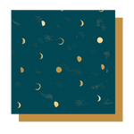 Teal Moon Hardback Book Sleeve