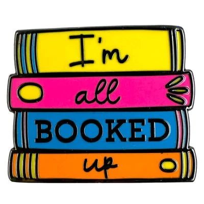 WBD I'm All Booked Up Pin Badge